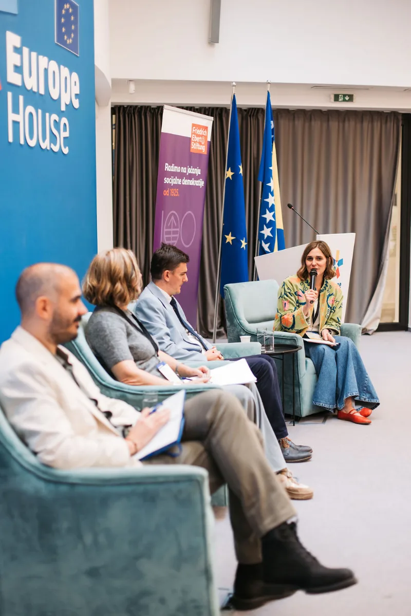Panel discussion at Europe House