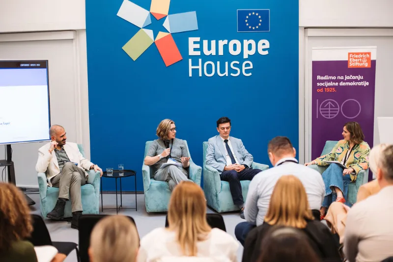 Panel discussion at Europe House