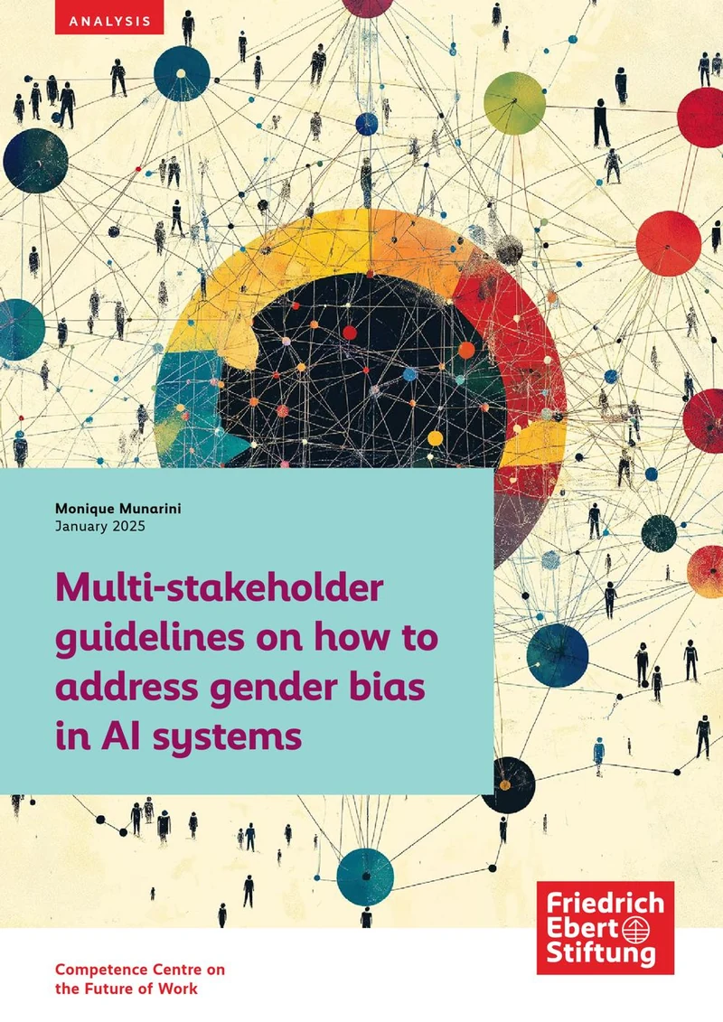 Cover of Multi-stakeholder guidelines on how to address gender bias in AI systems